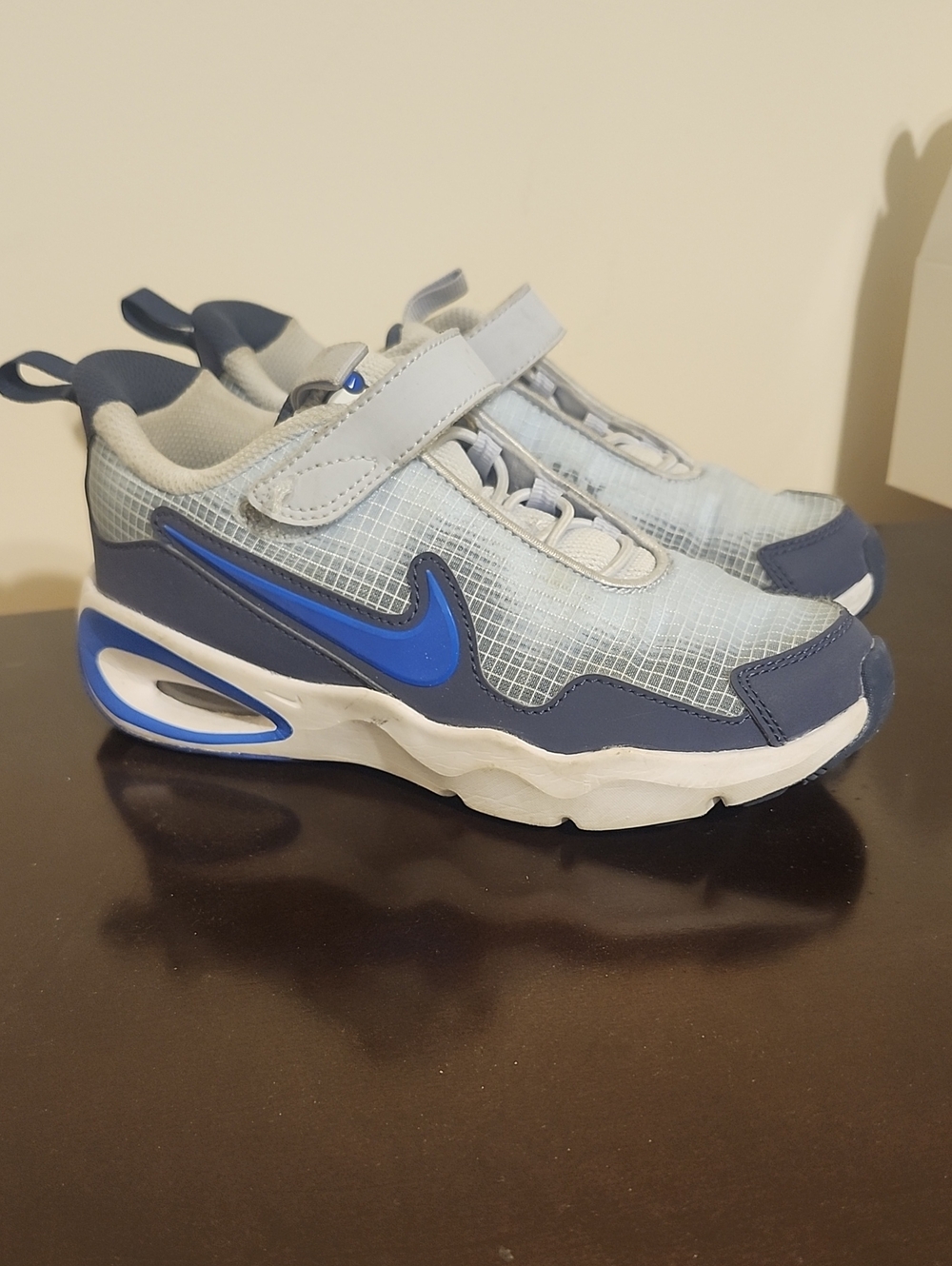 Nike Kids' Blue Strap Athletic Shoes